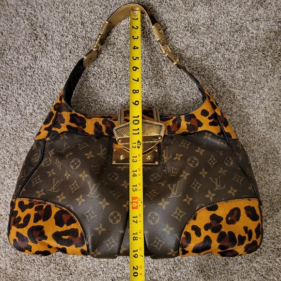😍 AUTHENTIC Louis Vuitton LIMITED EDITION Leopard Polly GM handbag - Picture 14 of 16